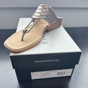 Donald Pliner / Lonnie vintage Python sandal